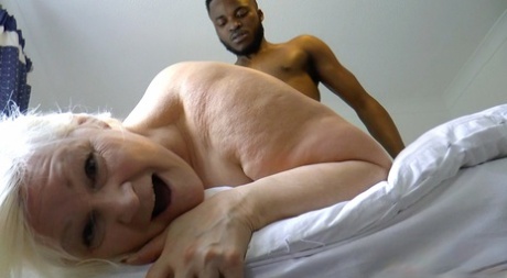 Mature Lacey Starr Gives A Hot Titjob And Gets Boned By A Skinny Black Dude