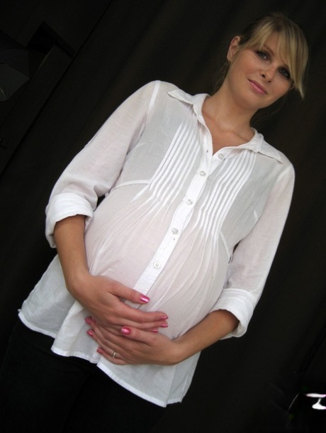 Sweet Pregnant Ukrainian Wiska Milks Her Big Tits And Gives A Blowjob