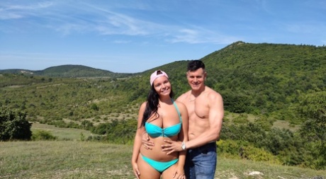 With her beautiful natural tits outside, young Czech girl Sofia Lee takes on the challenge of being proudly showcased.