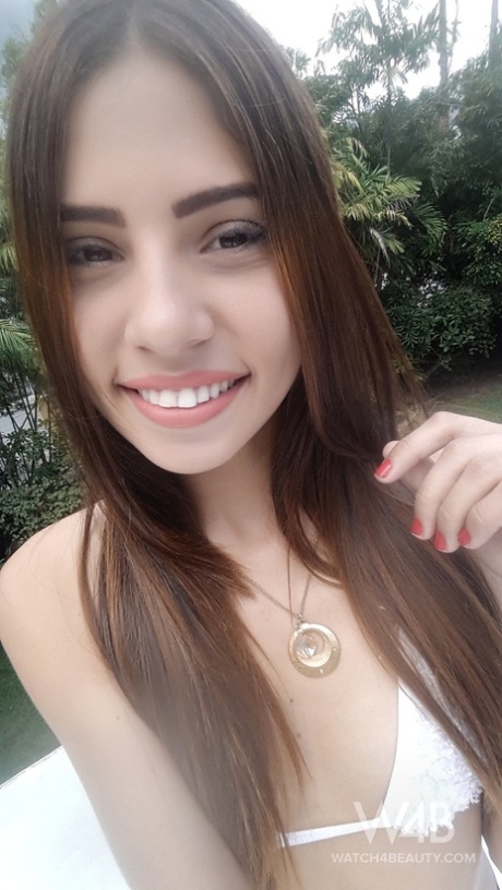 Sweet Latina Mily Mendoza Exposes Her Adorable Round Ass And Masturbates