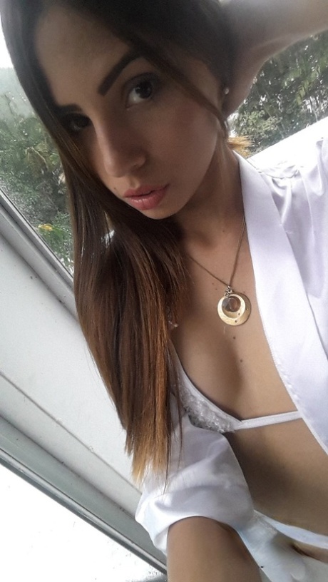 Sweet Latina Mily Mendoza Exposes Her Adorable Round Ass And Masturbates