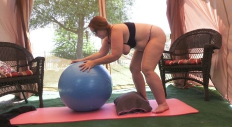 Mature Fatty Dee Siren Gets Bent Over A Stability Bald And Dicked Doggystyle