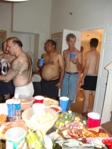 Horny Swinger Wives Share Their Pussies With Old Dudes At A Group Sex Party