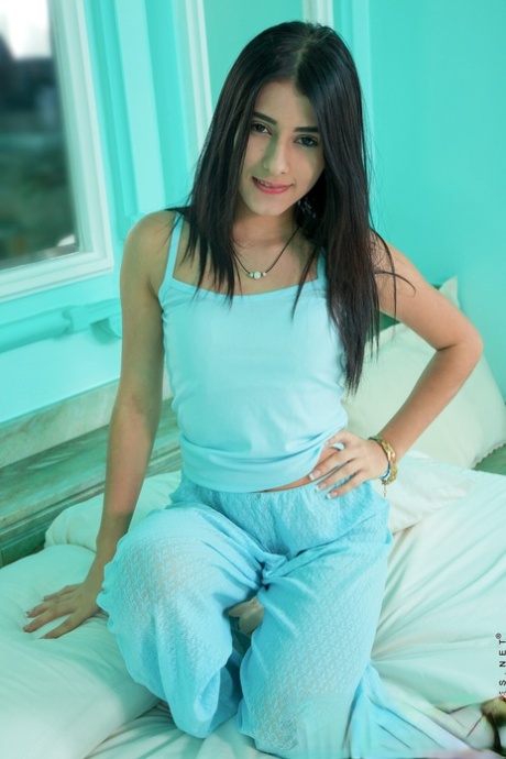 Beauty Teen Alexandra Cerrano Undresses As She Gets Ready For Masturbation