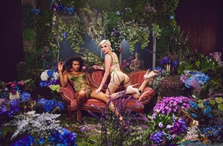 Sweet Ebony Skye Blue & Blonde Alina Ali Take A Dick In A ASMR Sexual Fantasy