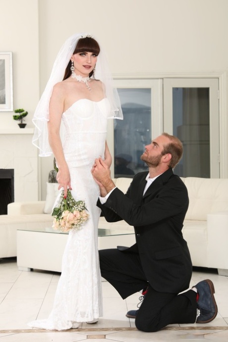 Shemale Bride Natalie Mars Getting Her Ass Screwed By Her New Husband