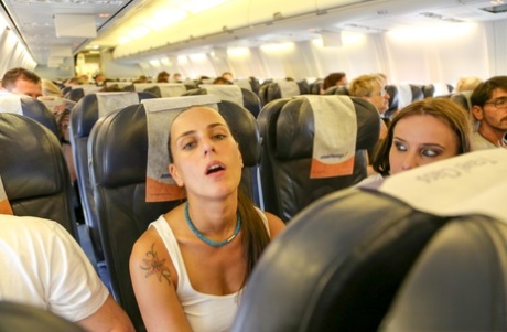 Airplane Public Porn - Public Naked Girls & Women XXX Porn Pics - PornPics.com