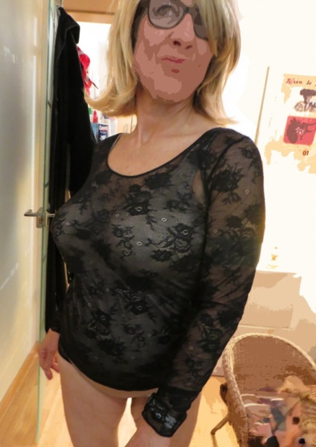 Short and curvy, amateur killer MILF is caught on hidden cameras as he changes clothes.