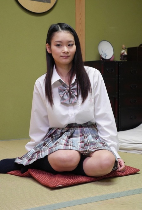 Naughty Japanese Schoolgirl Ako Nishino Has Wild Sex With Her Old Teacher