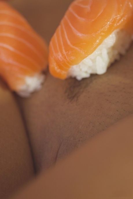 Sushi-loving Spanish Hotties Apolonia Lapiedra & Carolina Abril Enjoy A 4some 
