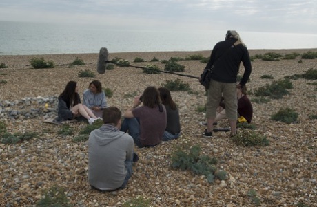 In the musical ensemble, there are Joy Bear Amarna Miller, Amber Nevada (the lead singer), Hannah Shaw, Luke Hotrod and the vocalist Max Deeds.