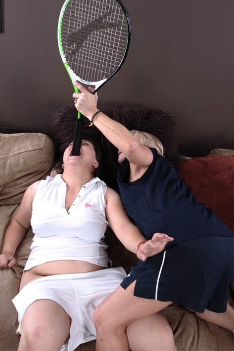Big spanks, toys and a mature coach are the features of Kimberly's muff.