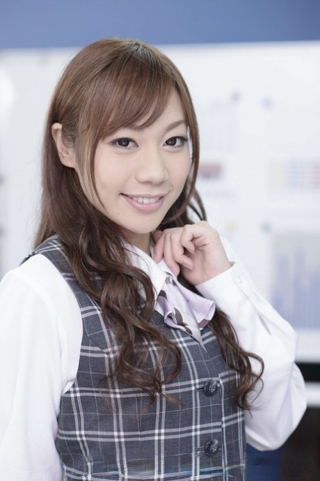 Pretty Asian Schoolgirl Aiko Endo Gets Creampied In An MFM Threesome