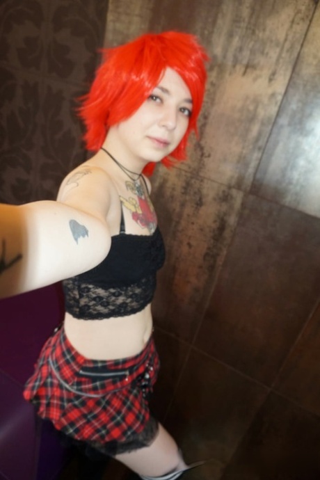 A compilation of amateur sluts showcases her chest and buttocks in her cosplay.