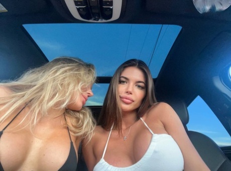 OnlyFans Hottie Victoria Broshkina Making Out With Her Lesbian Girlfriend