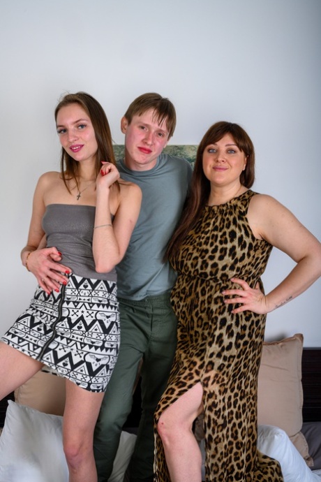 MILF Zena Joins Her Stepdaughter Vika Lita & Her Boyfriend In A Threesome