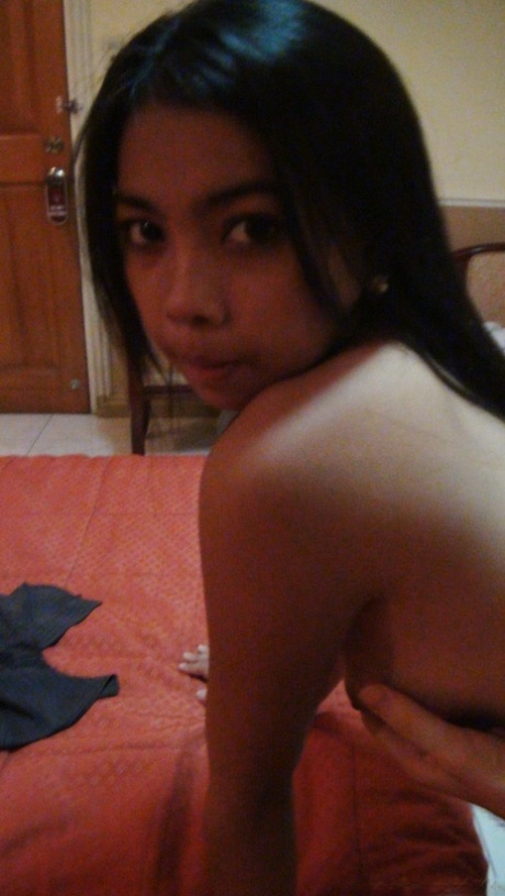 Adorable Filipina Jane Avila Stripping Naked And Giving A Sloppy Blowjob