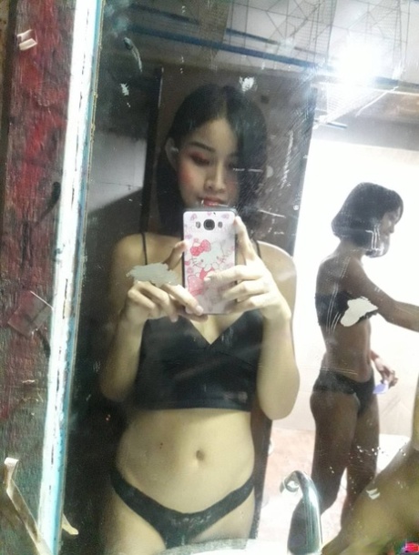 Sexy Asian Shemale Nancy Posing In Various Sexy Outfits In Her Compilation