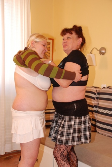 Both Baram and Sandra C are lesbian BBWs with big breasts who enjoy giving each other oral pleasure.