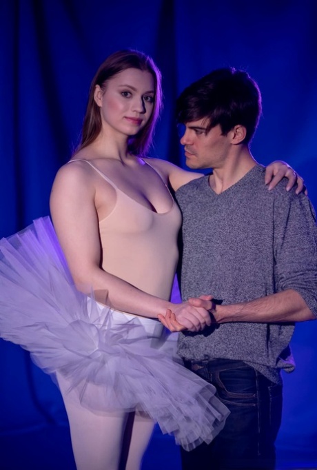 Accompanied by her colleague, Russian ballerina Mia Split being seduced and fucked.