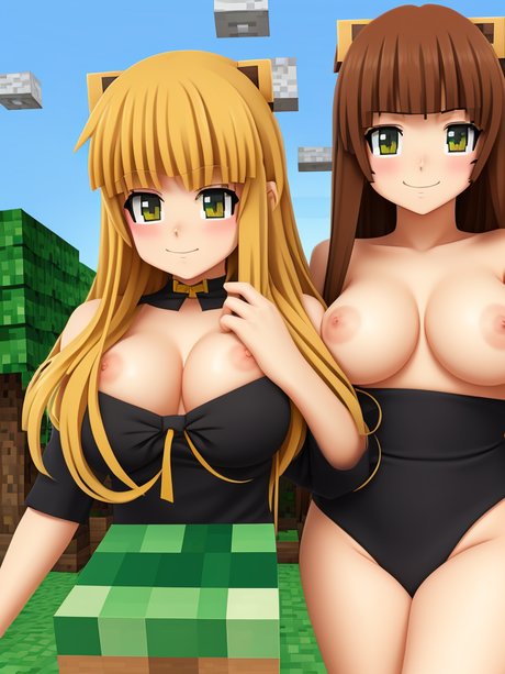 Displaying their sizable breasts outside, Hentai girls are adorned with attractive AI-powered features.
