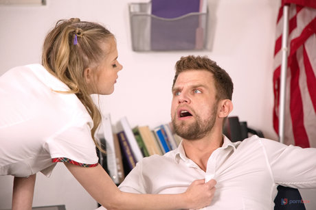 Naughty Schoolgirl Coco Lovelock Has Hardcore Sex With A Hung Teacher In Class