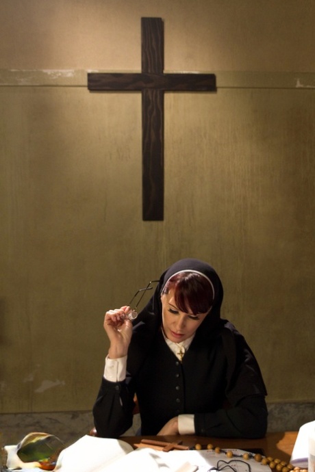 Slutty Nun Maitresse Madeline Marlowe Punishes And Spanks A Submissive Priest
