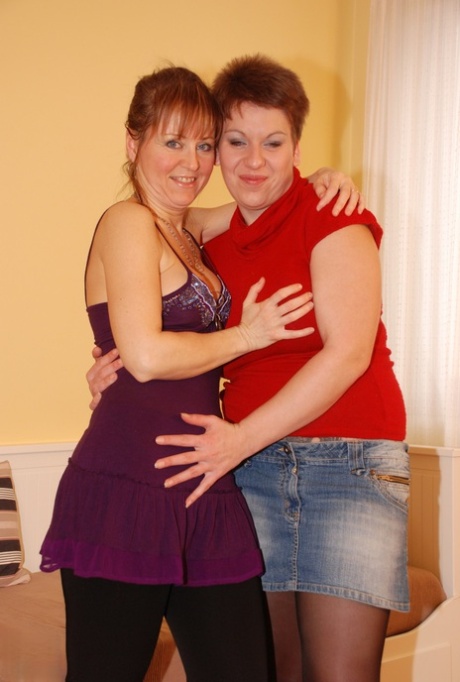 Kim C and Sofia H, both mature lesbians, engage in intense strapon sex.