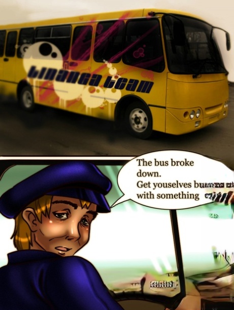 Animated Shemale In A Skirt Sticks Her Dong In A Guys Rear Hole In A Bus